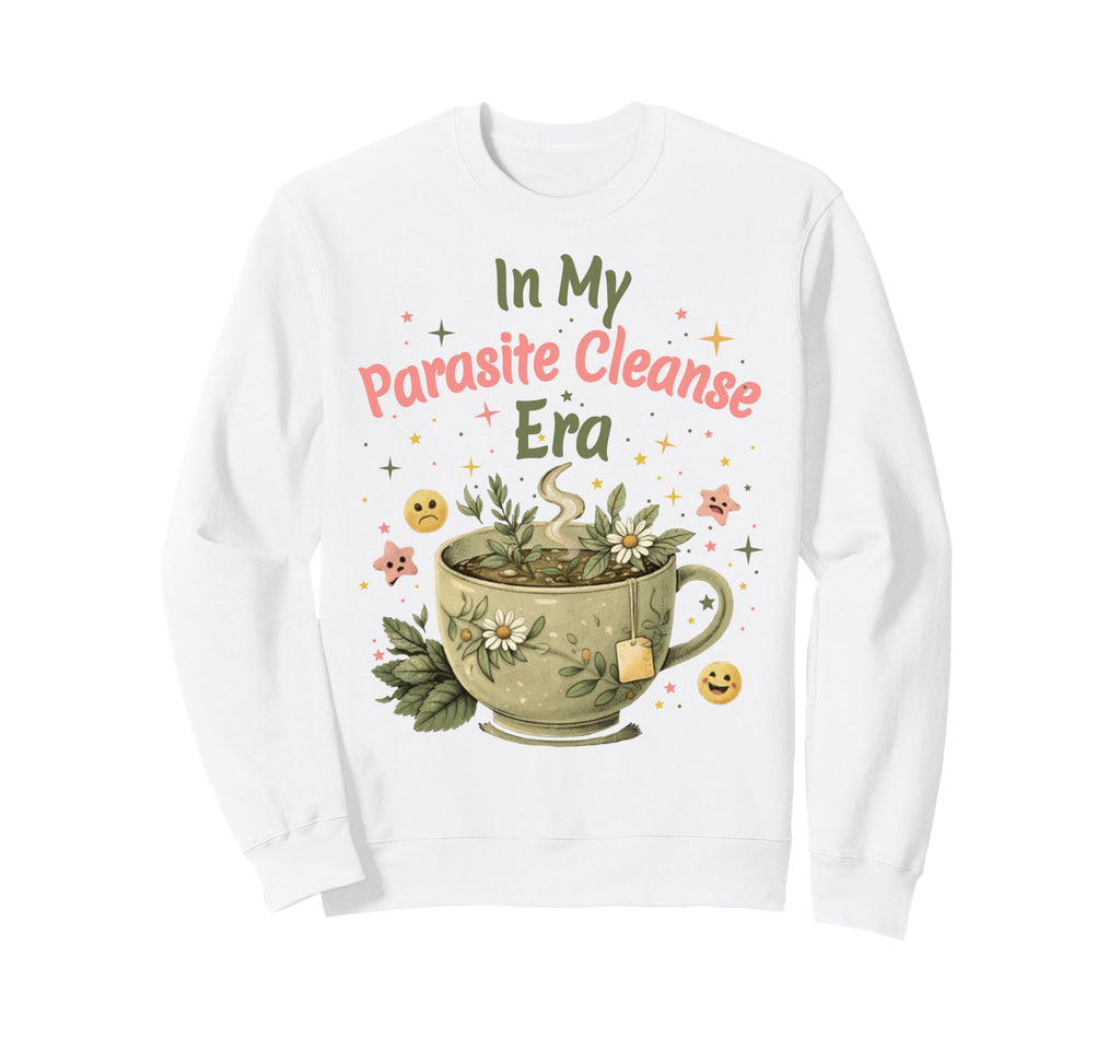 Funny Wellness Vibes Aesthetic Tea Sweatshirt - Minimalist Print Men Women - T-Shirt, Sweatshirt, Hoodie