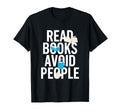 Booktrovert Introvert Reader Library T-Shirt - Minimalist Print Unisex - T-Shirt, Sweatshirt, Hoodie