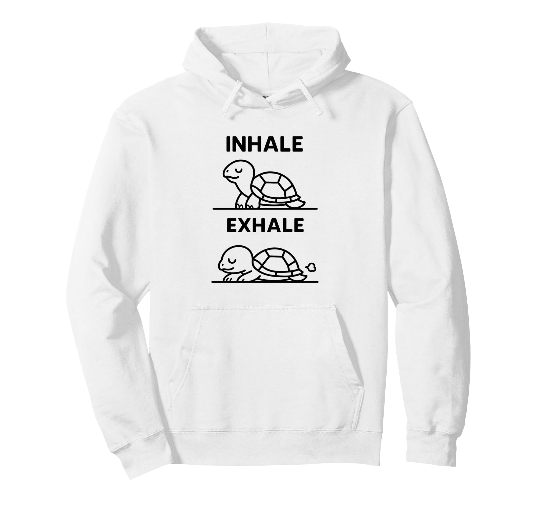 Funny Yoga Inhale Exhale Pooping Hoodie - Casual Everyday Wear Men Women - T-Shirt, Sweatshirt, Hoodie