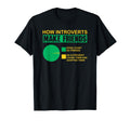 Introvert Facts Anti Social T-Shirt - Casual Everyday Wear for Adults - T-Shirt, Sweatshirt, Hoodie
