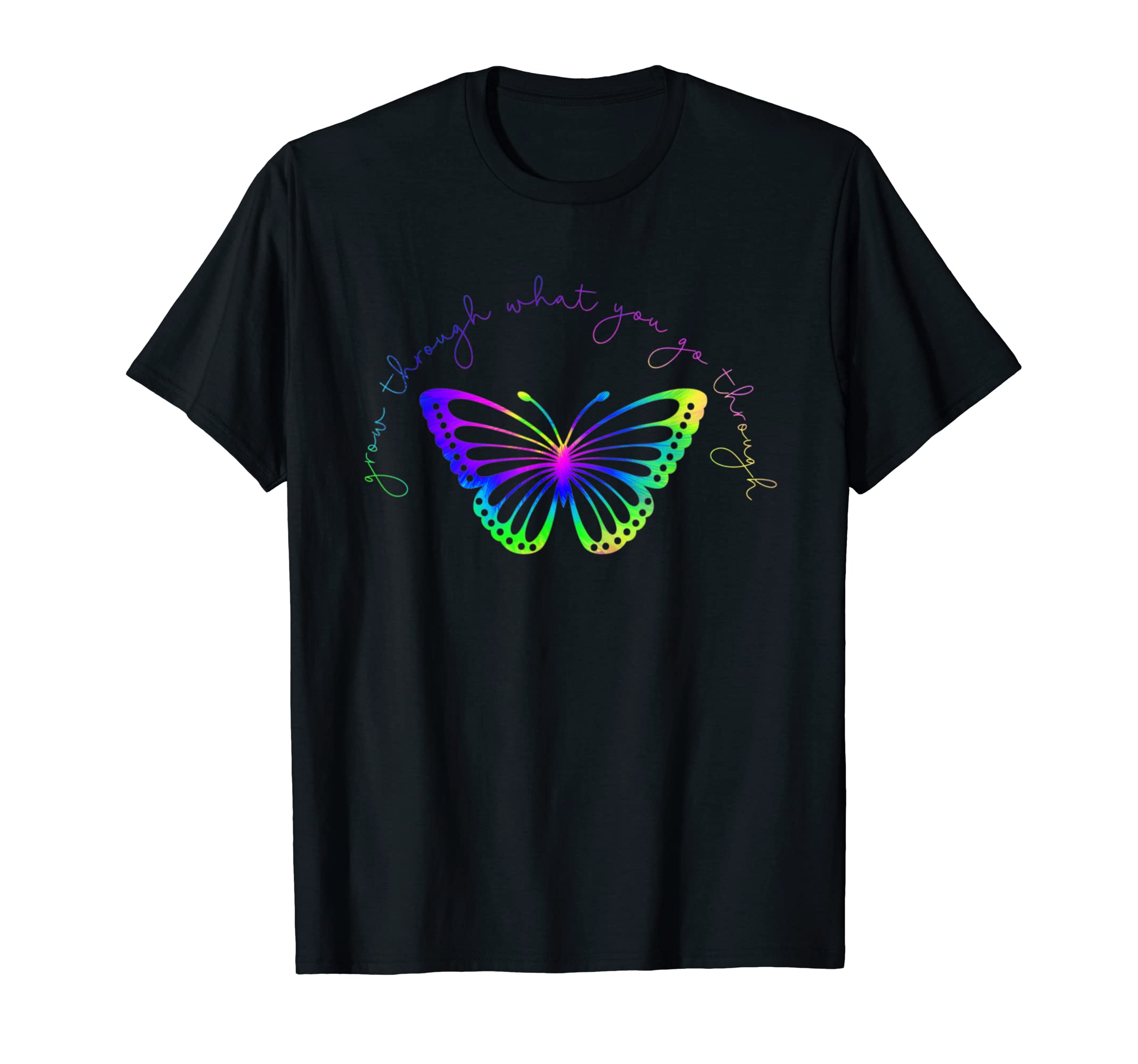 Grow Through What You Go Through T-Shirt - Aesthetic Graphic Unisex - T-Shirt, Sweatshirt, Hoodie