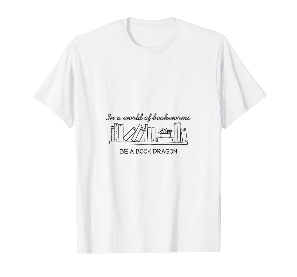 Book Dragon T-Shirt - Trendy Graphic Men Women - T-Shirt, Sweatshirt, Hoodie