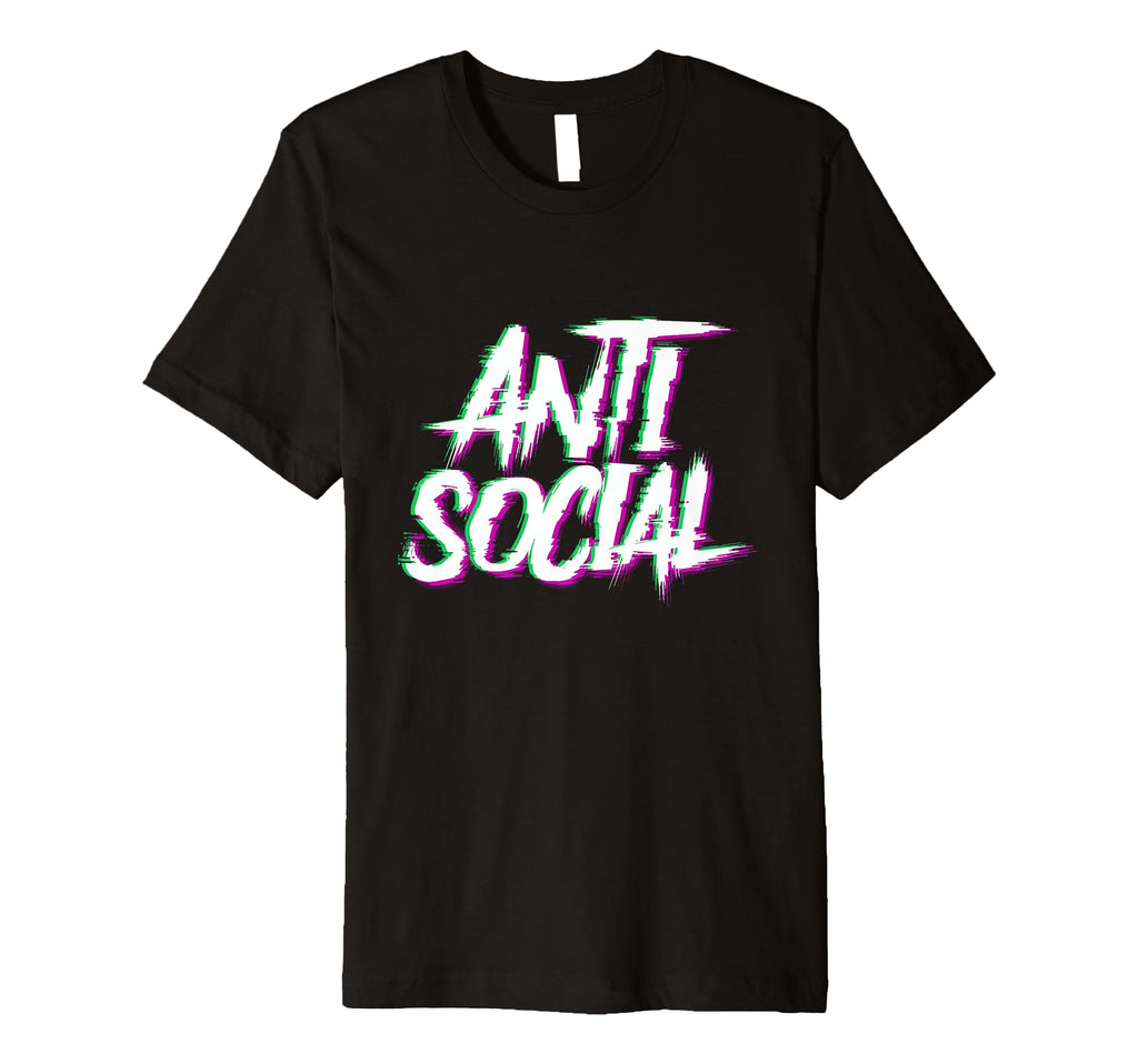 Anti Social Introvert Haters Edm T-Shirt - Custom Art Print for Adults - T-Shirt, Sweatshirt, Hoodie