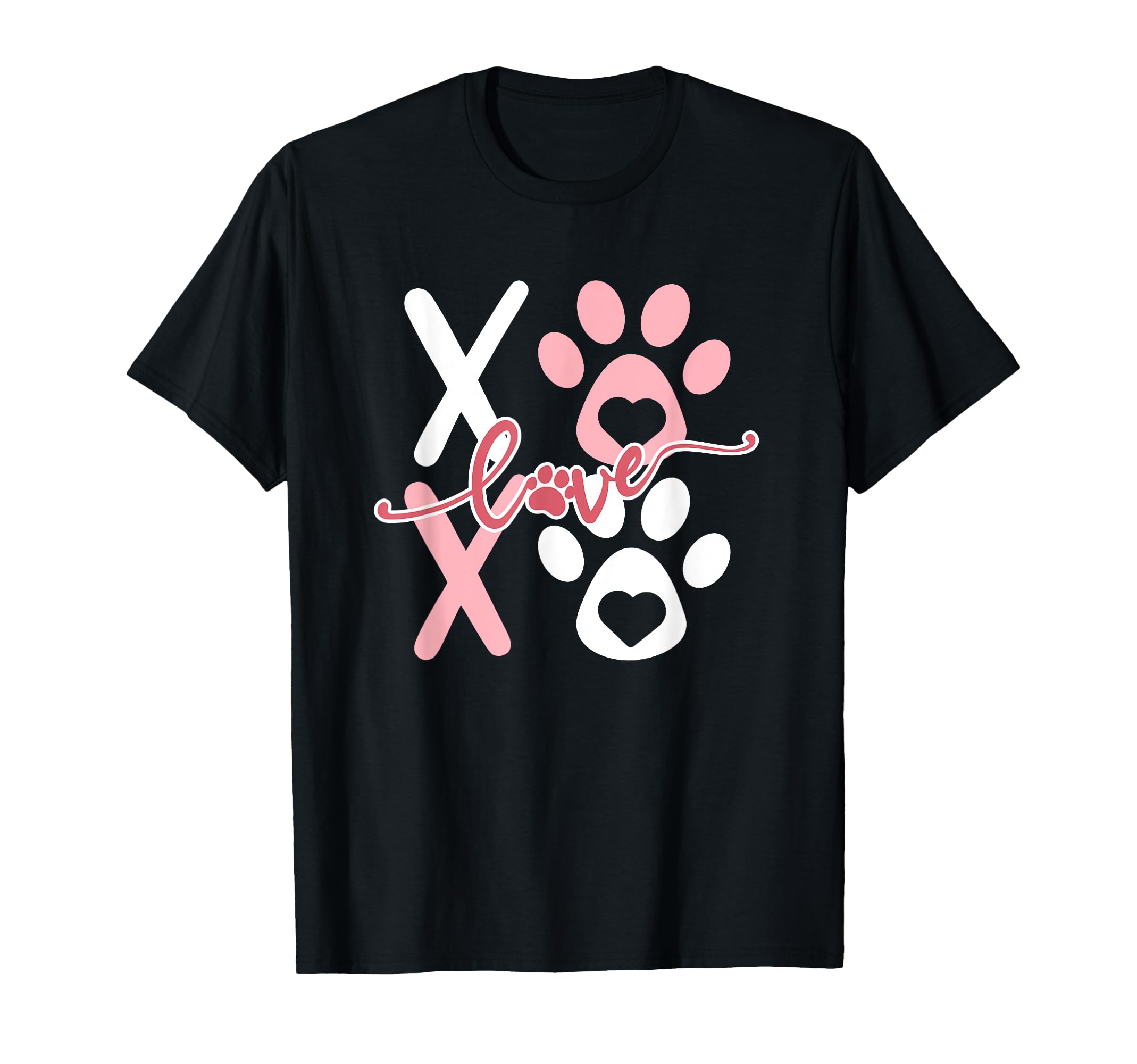 Paw Valentines Day Dog Lover T-Shirt - Aesthetic Graphic Unisex - T-Shirt, Sweatshirt, Hoodie