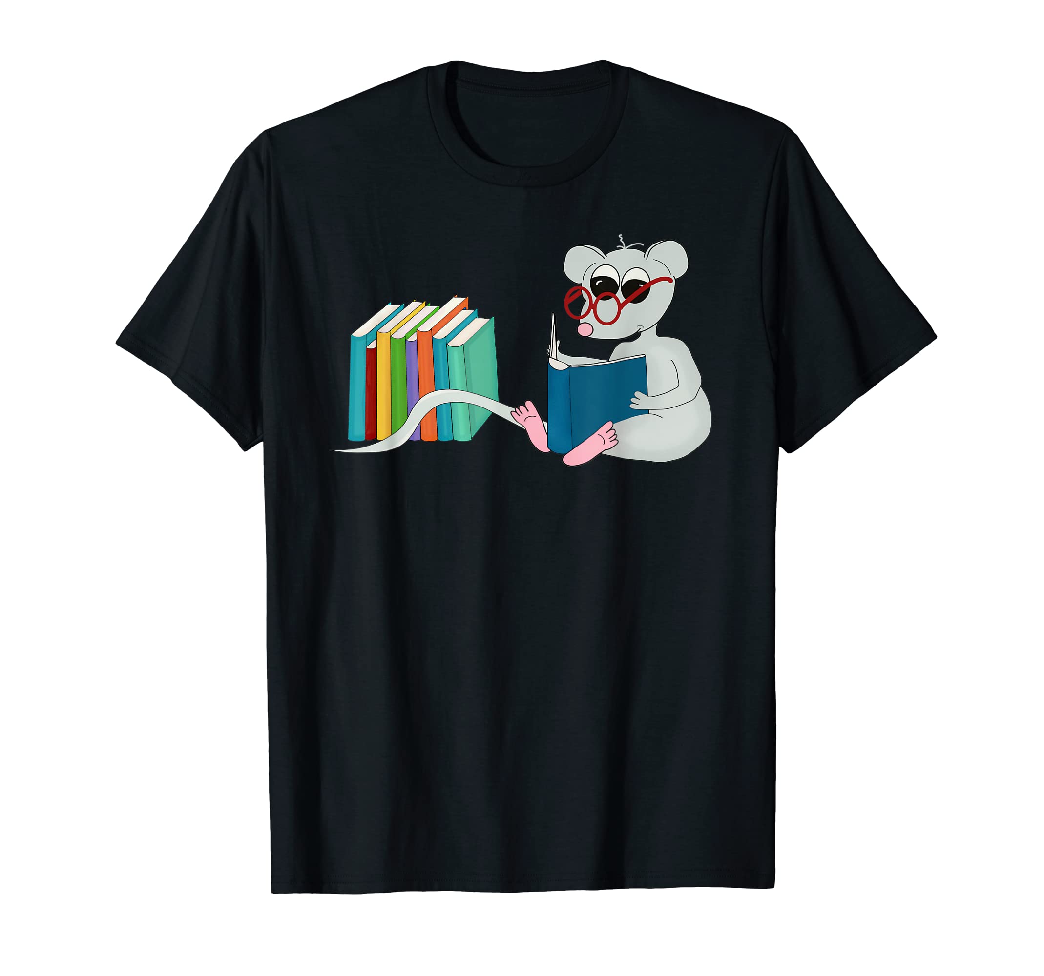 Bookworm Reading Rat Literature Rats T-Shirt - Streetwear Style for Adults - T-Shirt, Sweatshirt, Hoodie