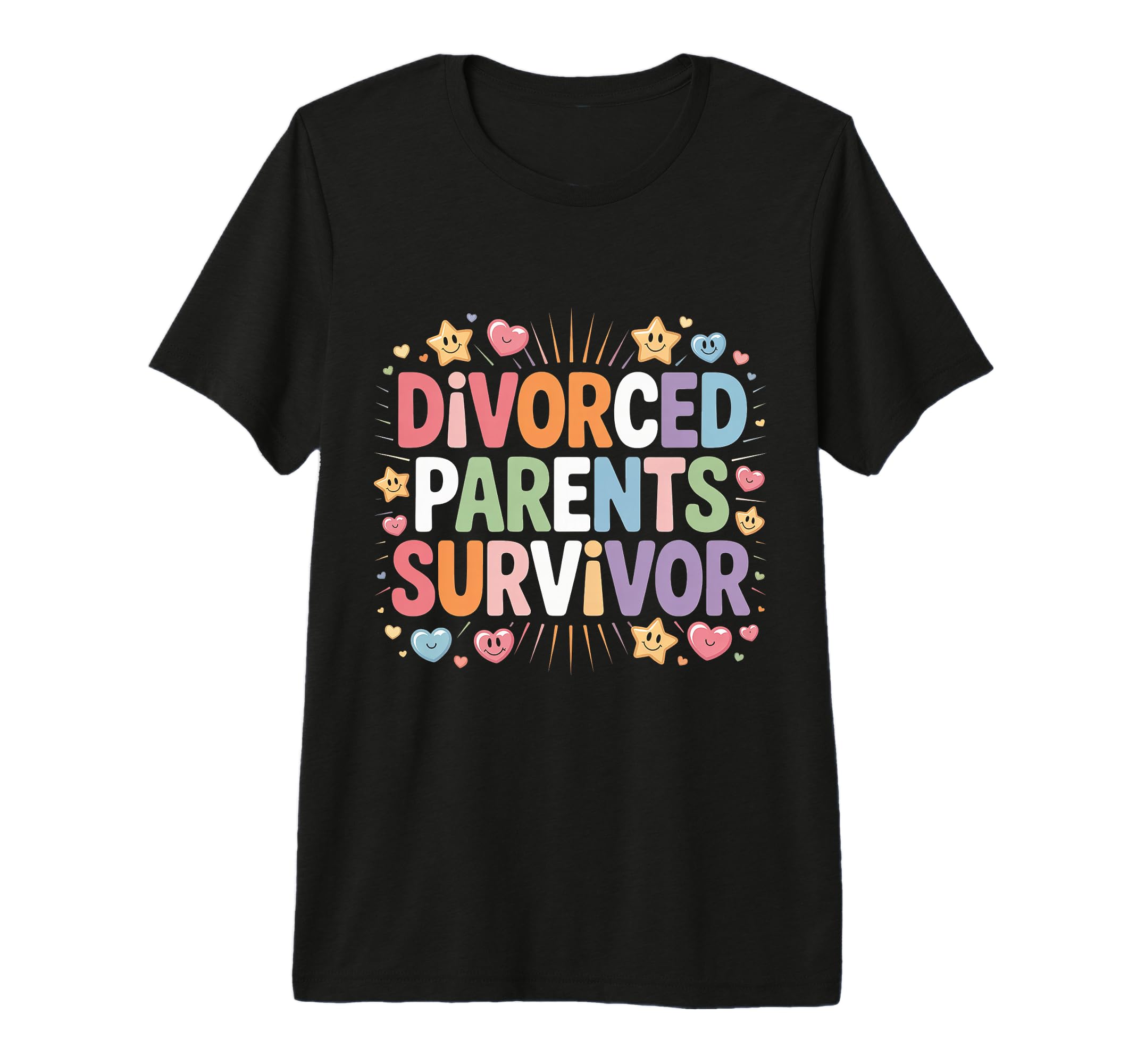 Divorced Parents Survivor Child T-Shirt - Fun Novelty Design Unisex - T-Shirt, Sweatshirt, Hoodie