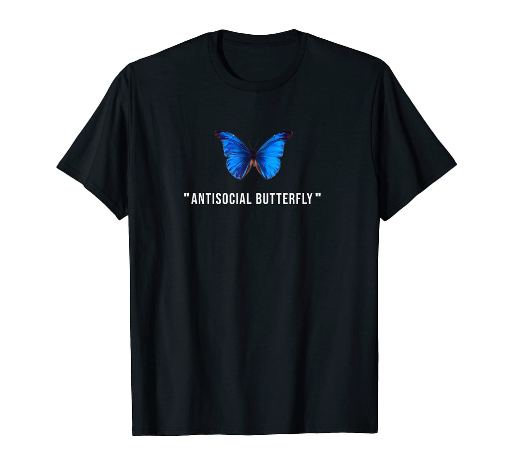 Antisocial Butterfly Aesthetic T-Shirt - Novelty Apparel Men Women - T-Shirt, Sweatshirt, Hoodie