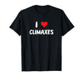 I Love Climaxes Heart Literature T-Shirt - Streetwear Style Men Women - T-Shirt, Sweatshirt, Hoodie
