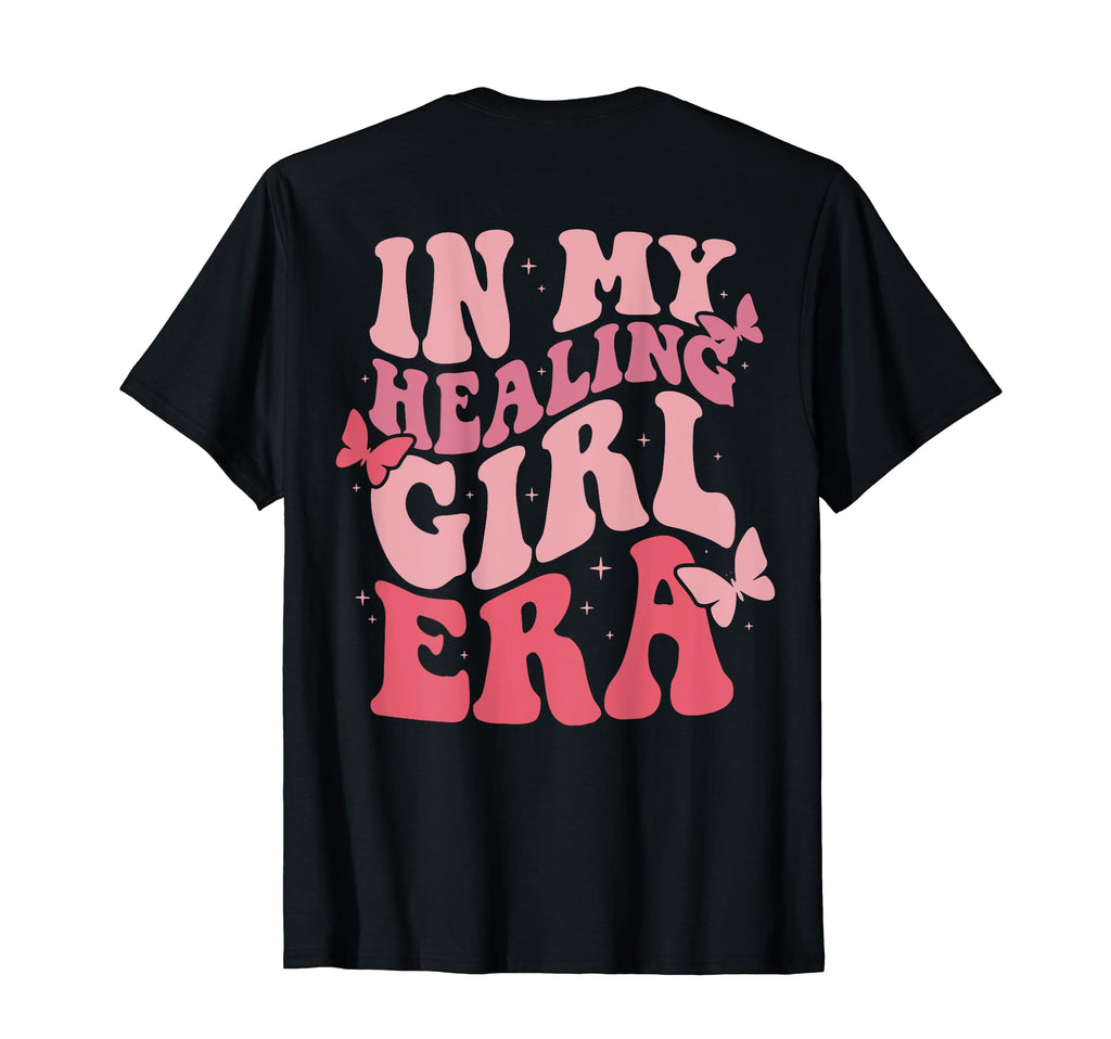 Groovy My Healing Era Mental Health Back T-Shirt - Graphic Print Men Women - T-Shirt, Sweatshirt, Hoodie