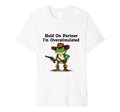 Hold Partner Im Overstimulated Cowboy T-Shirt - Minimalist Print Men Women - T-Shirt, Sweatshirt, Hoodie