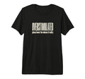 Funny Overstimulated Tri Blend T-Shirt - Graphic Print for Adults - T-Shirt, Sweatshirt, Hoodie
