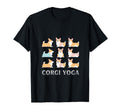 Corgi Yoga Meditation Workout T-Shirt - Custom Art Print Men Women - T-Shirt, Sweatshirt, Hoodie