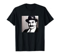 Poirot Potrait Black White Hat T-Shirt - Streetwear Style Men Women - T-Shirt, Sweatshirt, Hoodie