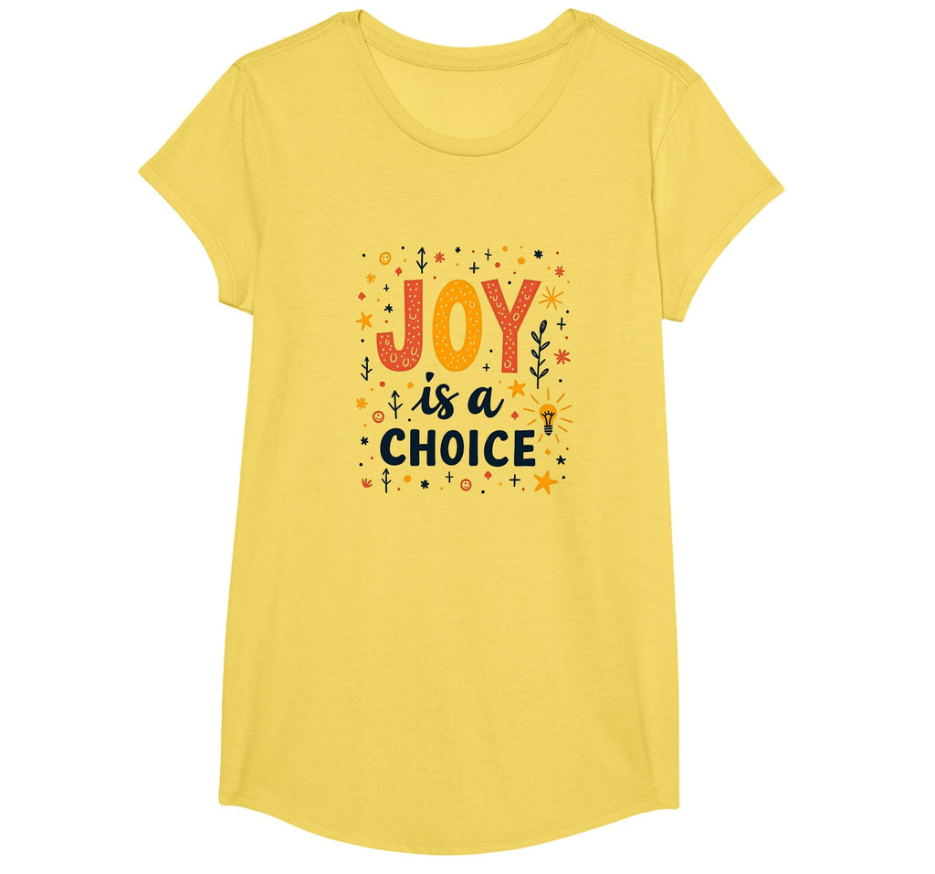 Choose Joy Inspiring Positive Mindset T-Shirt - Graphic Print Men Women - T-Shirt, Sweatshirt, Hoodie