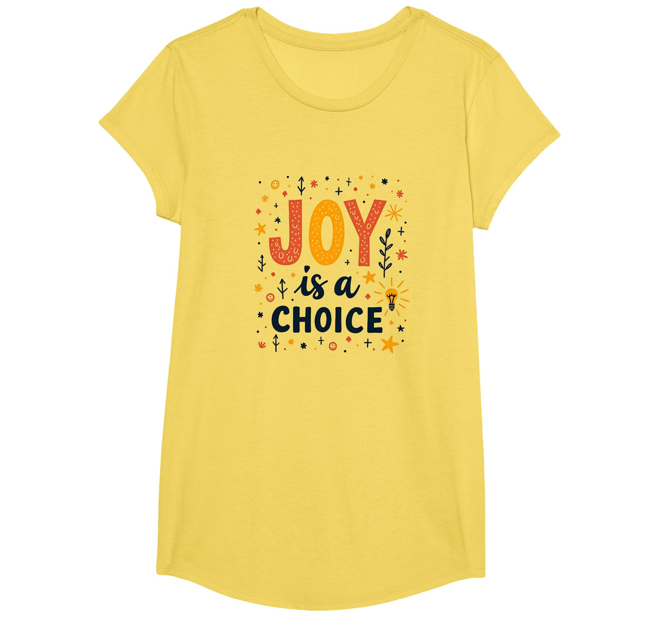 Choose Joy Inspiring Positive Mindset T-Shirt - Graphic Print Men Women - T-Shirt, Sweatshirt, Hoodie