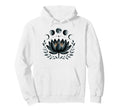 Lotus Flower Moon Phases Zen Yoga Hoodie - Custom Art Print Men Women - T-Shirt, Sweatshirt, Hoodie