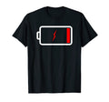 Mens Low Battery Social Introvert T-Shirt - Fun Novelty Design Unisex - T-Shirt, Sweatshirt, Hoodie