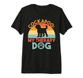 Cockapoo My Therapy Dog Cockapoo Tri T-Shirt - Custom Art Print Unisex - T-Shirt, Sweatshirt, Hoodie