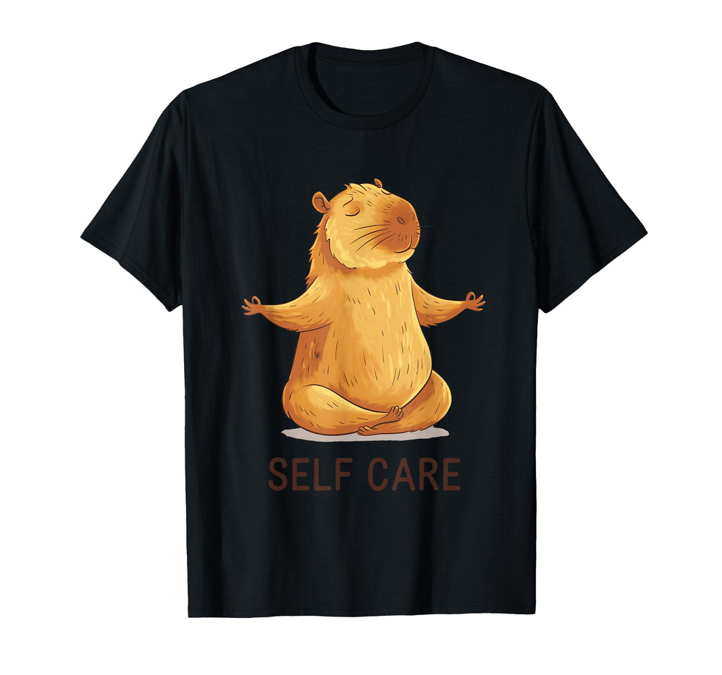 Self Care Relaxing Meditation Animal T-Shirt - Trendy Graphic Men Women - T-Shirt, Sweatshirt, Hoodie