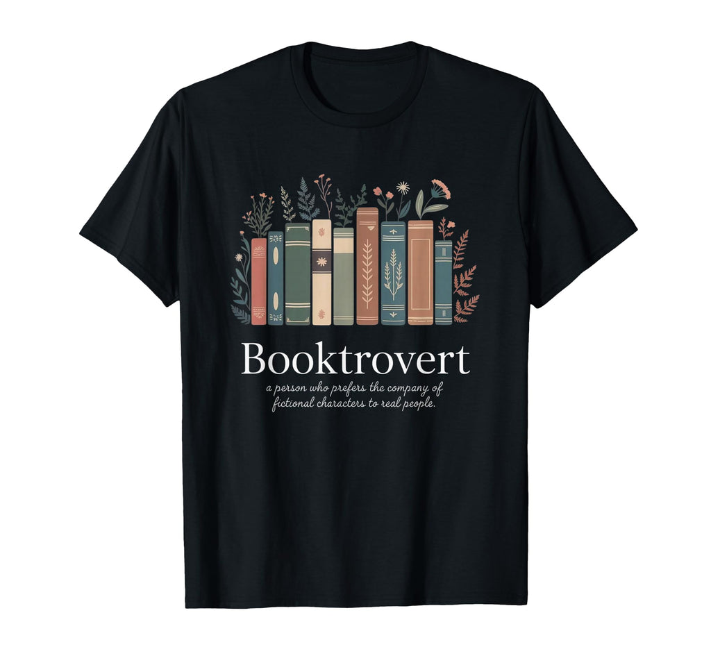 Book Lover Introvert Bookworm Reading T-Shirt - Minimalist Print Men Women - T-Shirt, Sweatshirt, Hoodie