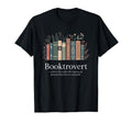 Book Lover Introvert Bookworm Reading T-Shirt - Minimalist Print Men Women - T-Shirt, Sweatshirt, Hoodie