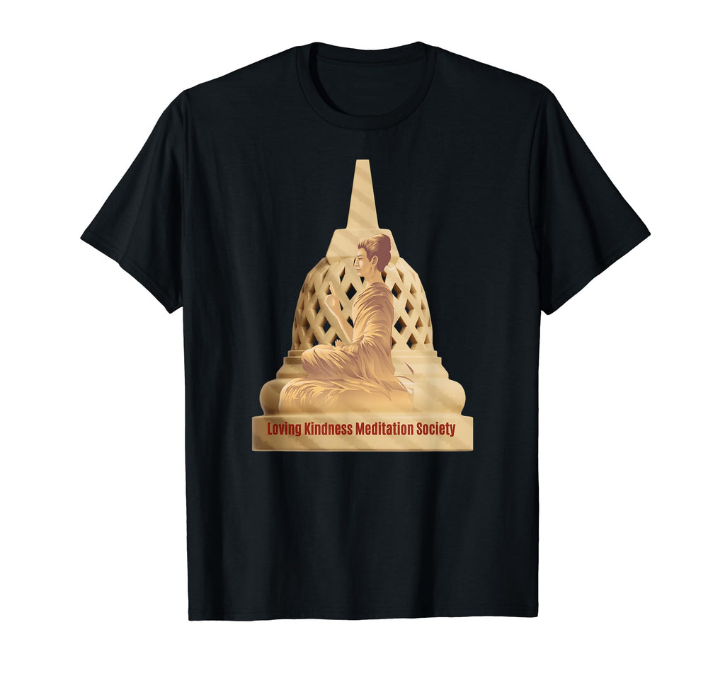 Buddha Borobudur Mindfulness Metta T-Shirt - Aesthetic Graphic Unisex - T-Shirt, Sweatshirt, Hoodie