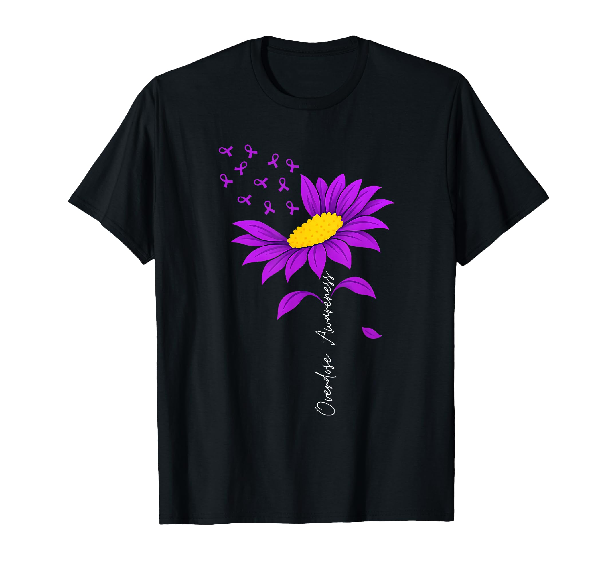 Sunflower Overdose Awareness T-Shirt - Casual Everyday Wear Men Women - T-Shirt, Sweatshirt, Hoodie