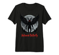 Antisocial Butterfly Tri Blend T-Shirt - Unique Graphic Unisex - T-Shirt, Sweatshirt, Hoodie