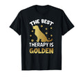 Golden Retriever Best Therapy Is T-Shirt - Novelty Apparel Men Women - T-Shirt, Sweatshirt, Hoodie