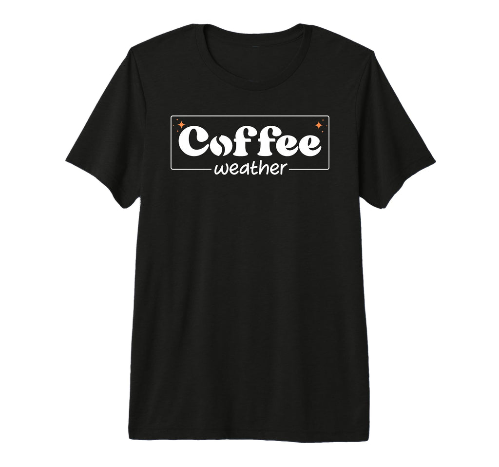 Coffee Weather Fall Coffee Books Tis T-Shirt - Trendy Graphic for Adults - T-Shirt, Sweatshirt, Hoodie