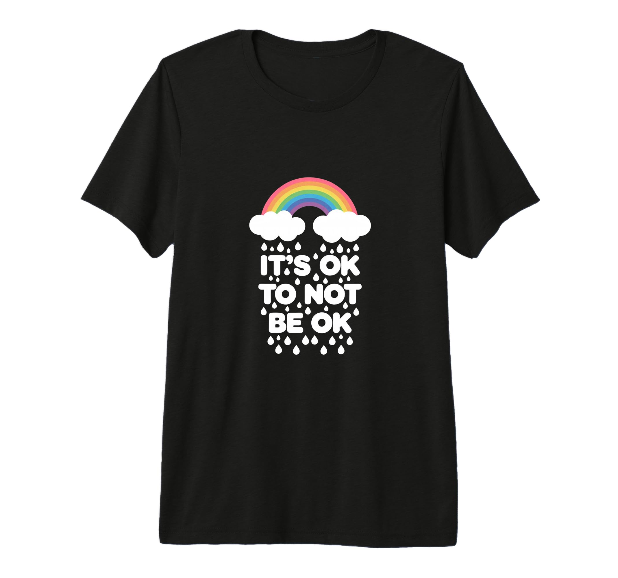 End Stigma Mental Health Awareness Tri T-Shirt - Minimalist Print Unisex - T-Shirt, Sweatshirt, Hoodie