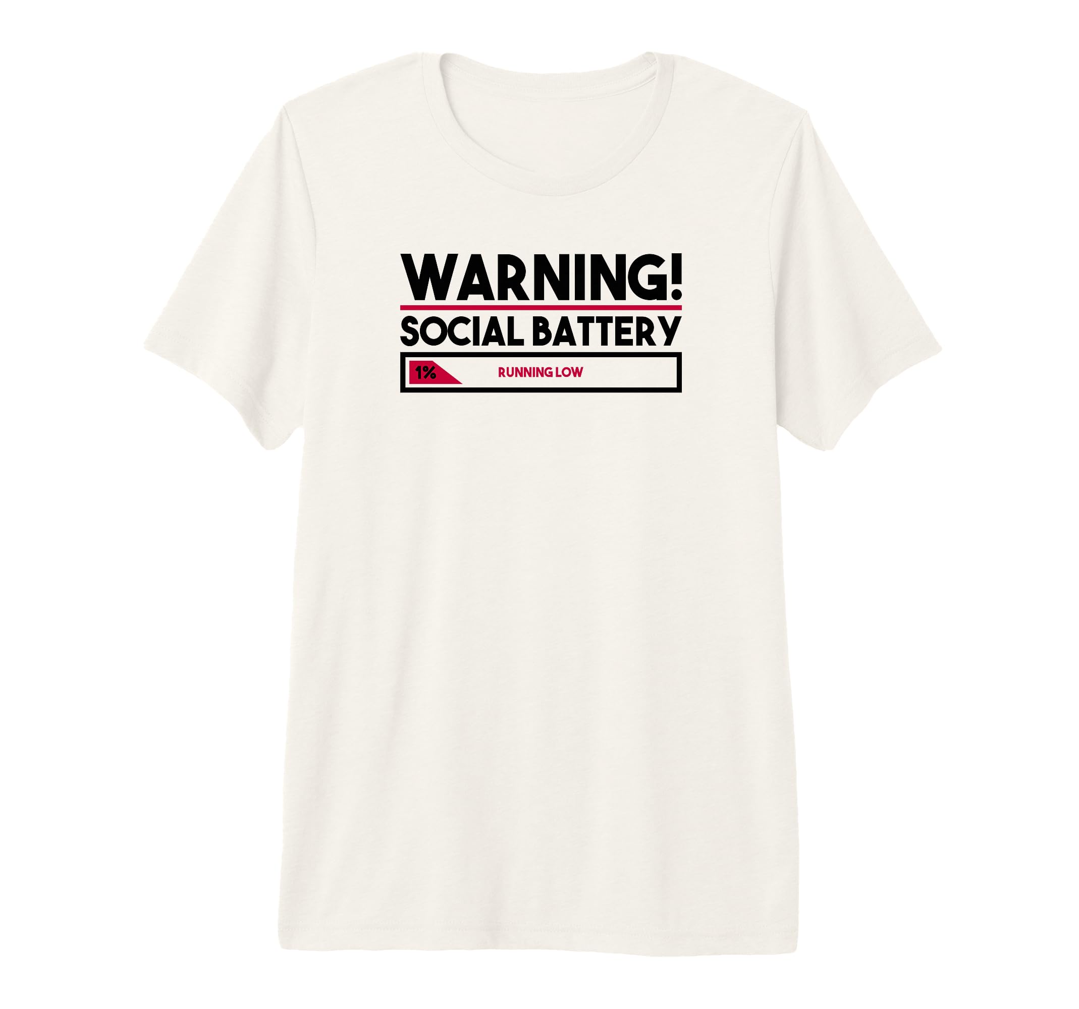 Warning Introverting Social T-Shirt - Casual Everyday Wear for Adults - T-Shirt, Sweatshirt, Hoodie