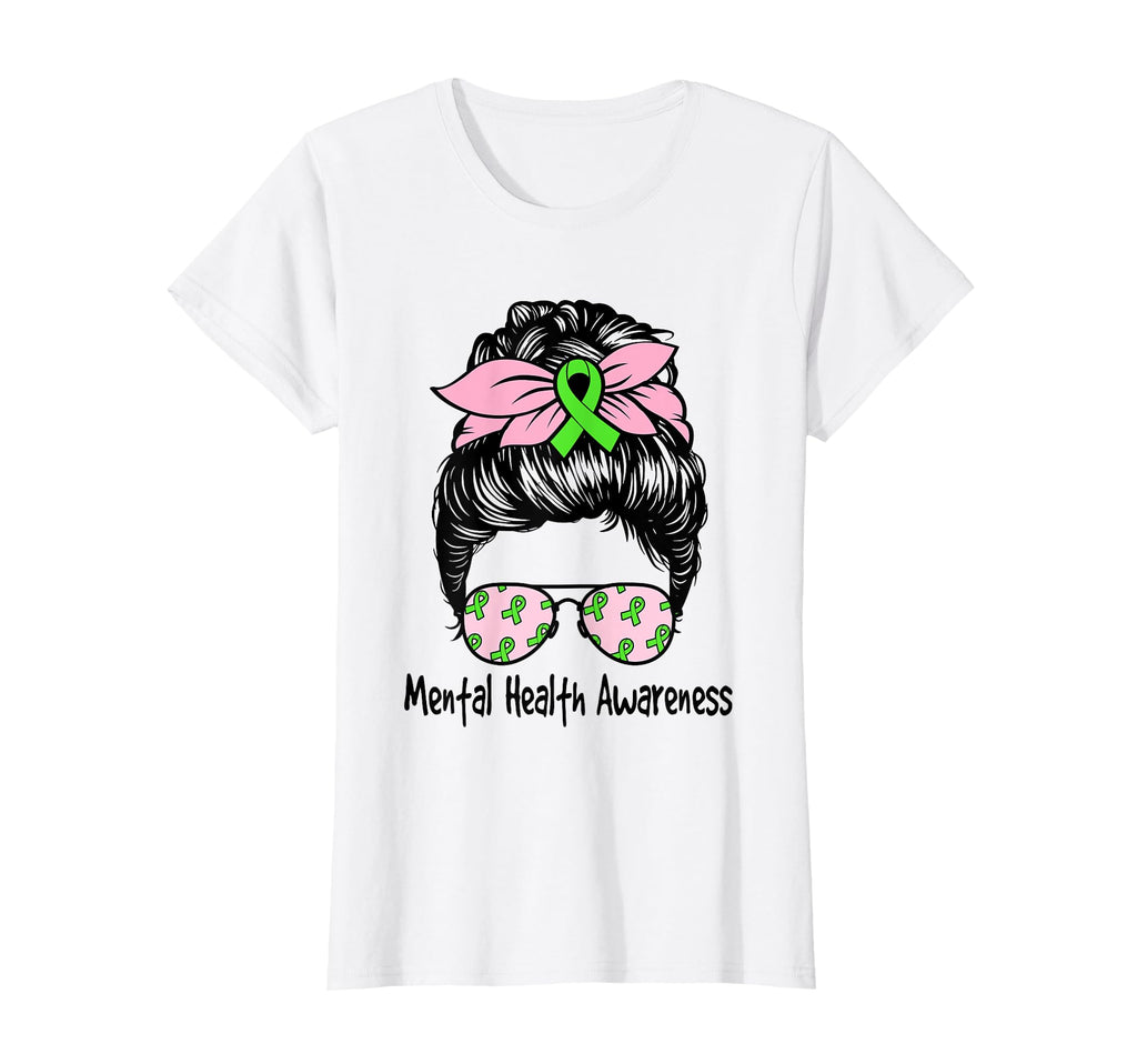 Mental Health Matters End Stigma Messy T-Shirt - Custom Art Print Unisex - T-Shirt, Sweatshirt, Hoodie