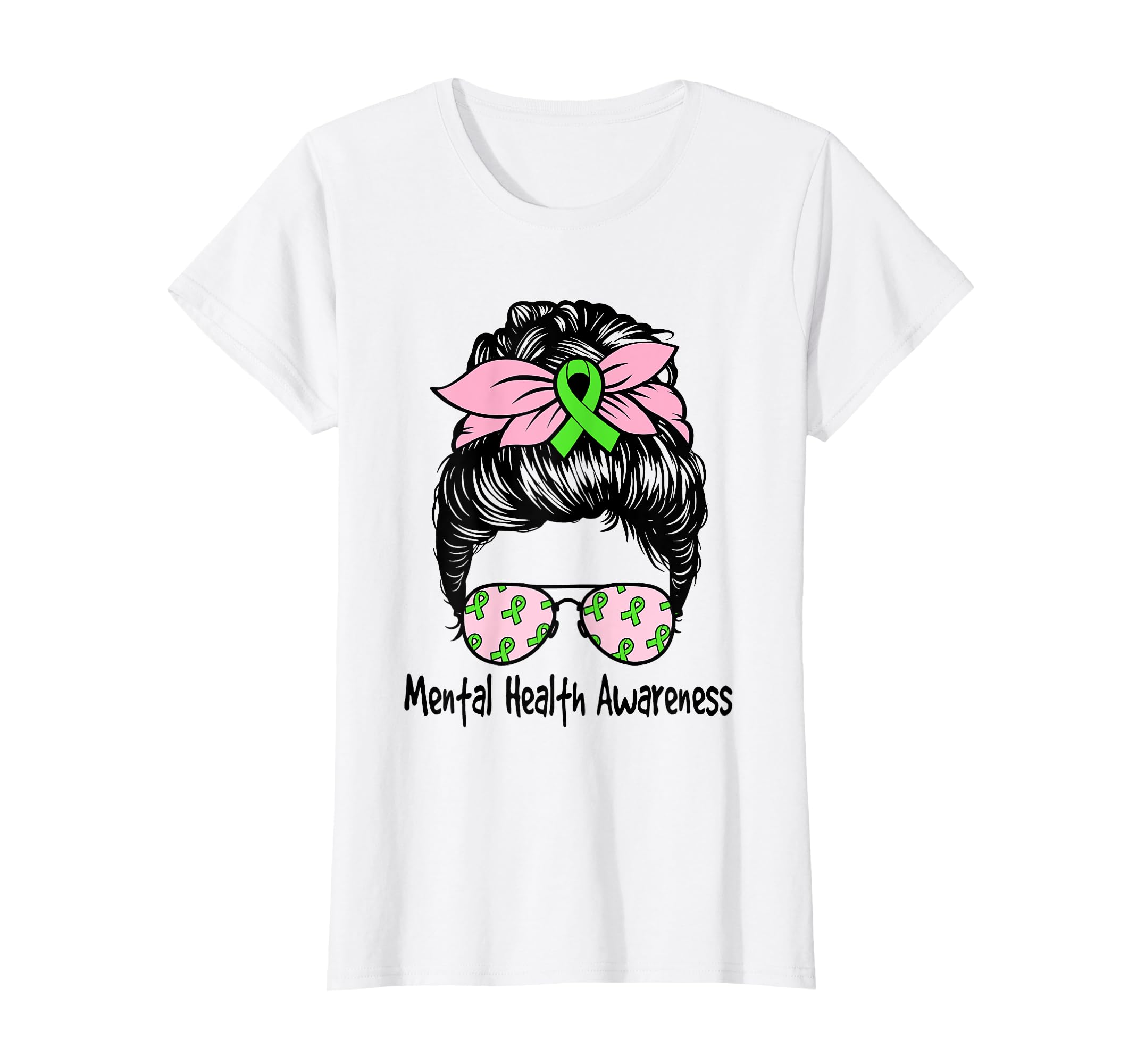 Mental Health Matters End Stigma Messy T-Shirt - Custom Art Print Unisex - T-Shirt, Sweatshirt, Hoodie