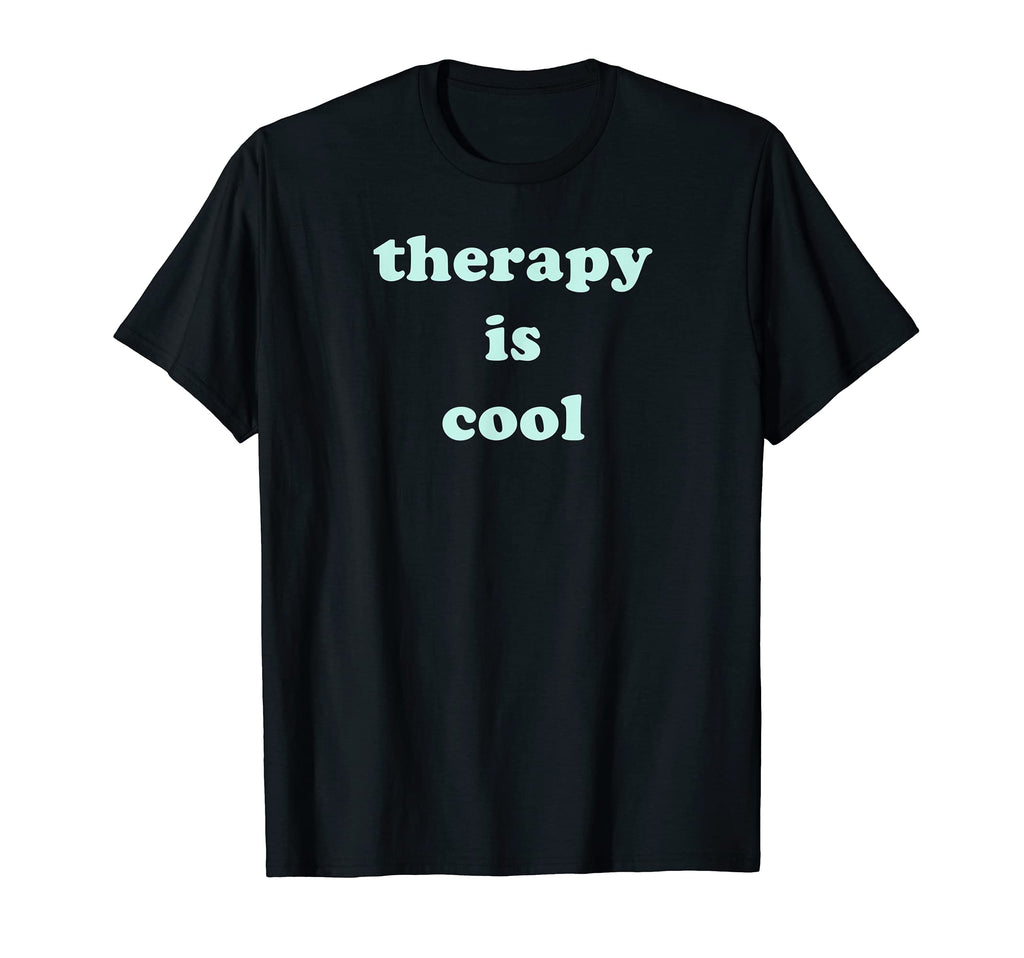 Therapy Is Mint Green Mental Health T-Shirt - Minimalist Print Unisex - T-Shirt, Sweatshirt, Hoodie