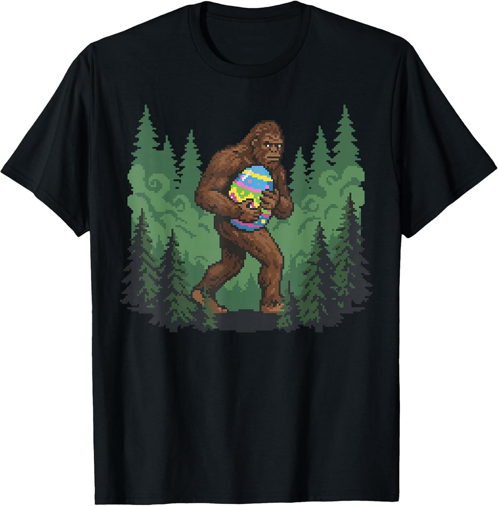 Easter Egg Hunting Squad Bigfoot Vintage Apparel Unisex T-shirt, Sweatshirt, Hoodie, Long Sleeve Tee - T-Shirt, Sweatshirt, Hoodie