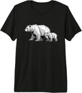 Geometric Bear Art Mother Father Parents Apparel Unisex T-shirt, Sweatshirt, Hoodie, Long Sleeve Tee - T-Shirt, Sweatshirt, Hoodie