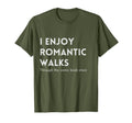 I Enjoy Romantic Walks Through Comic T-Shirt - Custom Art Print Men Women - T-Shirt, Sweatshirt, Hoodie