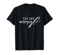 You Are Enough Psalm 139 14 Bible Verse T-Shirt - Minimalist Print Unisex - T-Shirt, Sweatshirt, Hoodie