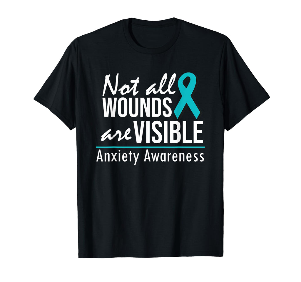 Anxiety Awareness Invisible Wounds T-Shirt - Streetwear Style Unisex - T-Shirt, Sweatshirt, Hoodie