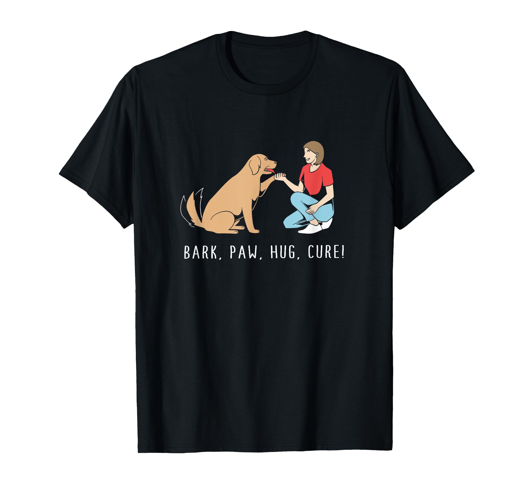 Womens Dog Mama Bark Paw Hug T-Shirt - Casual Everyday Wear for Adults - T-Shirt, Sweatshirt, Hoodie