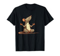 Meditation Rat Mouse Yoga Pose T-Shirt - Minimalist Print Men Women - T-Shirt, Sweatshirt, Hoodie
