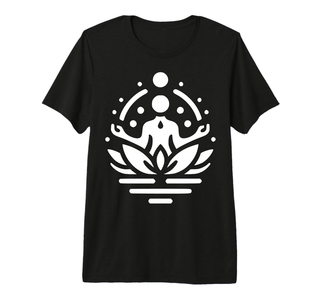 Abstract Meditation Wellness T-Shirt - Minimalist Print Men Women - T-Shirt, Sweatshirt, Hoodie