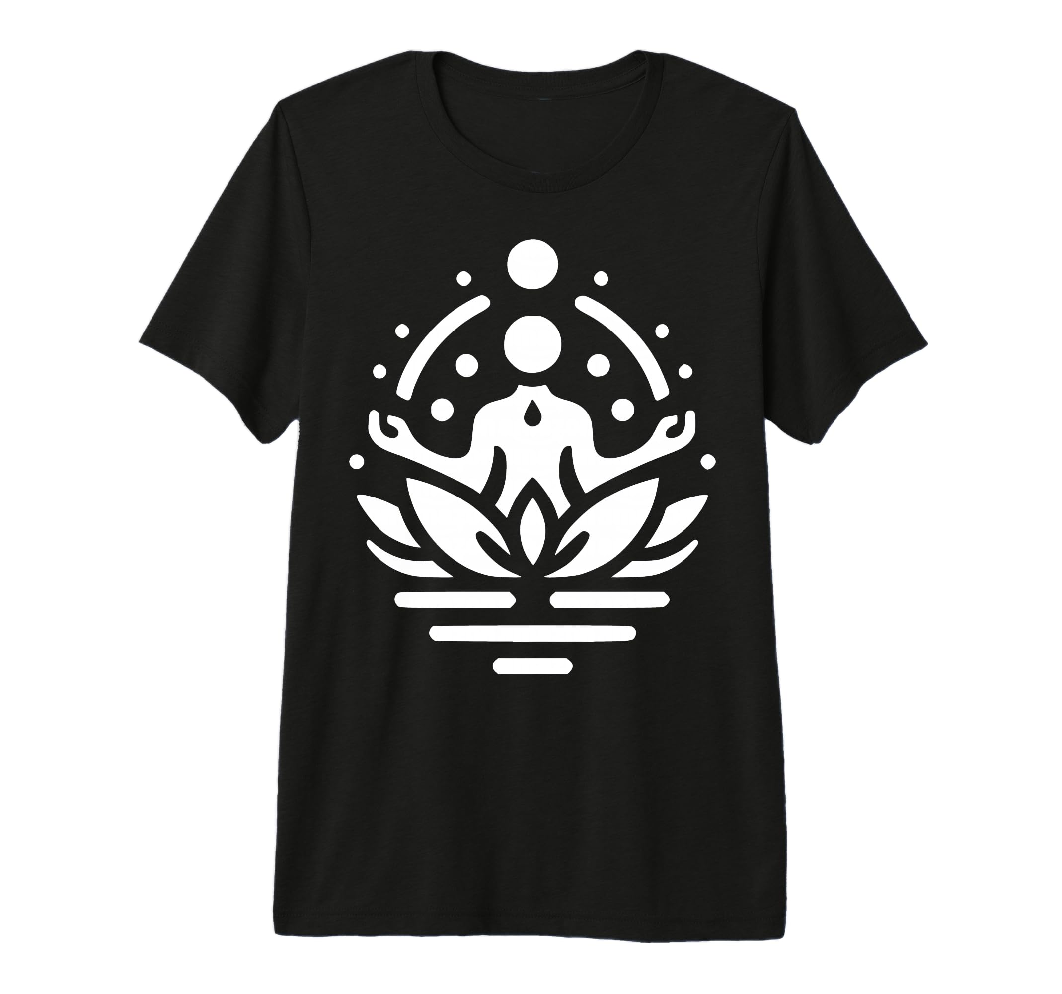 Abstract Meditation Wellness T-Shirt - Minimalist Print Men Women - T-Shirt, Sweatshirt, Hoodie