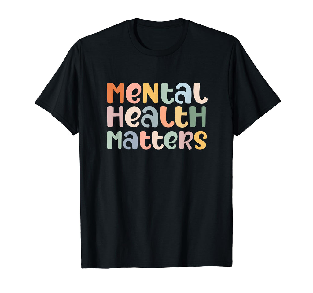 Mental Health Matters Mental Health T-Shirt - Minimalist Print Men Women - T-Shirt, Sweatshirt, Hoodie