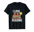 I Love Reading Stack Books Eyewear T-Shirt - Custom Art Print for Adults - T-Shirt, Sweatshirt, Hoodie