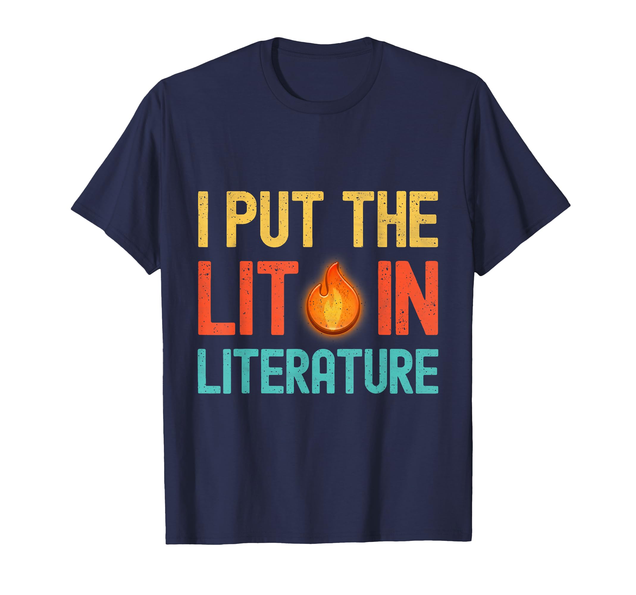 I Put Lit Literature Funny T-Shirt - Minimalist Print Unisex - T-Shirt, Sweatshirt, Hoodie