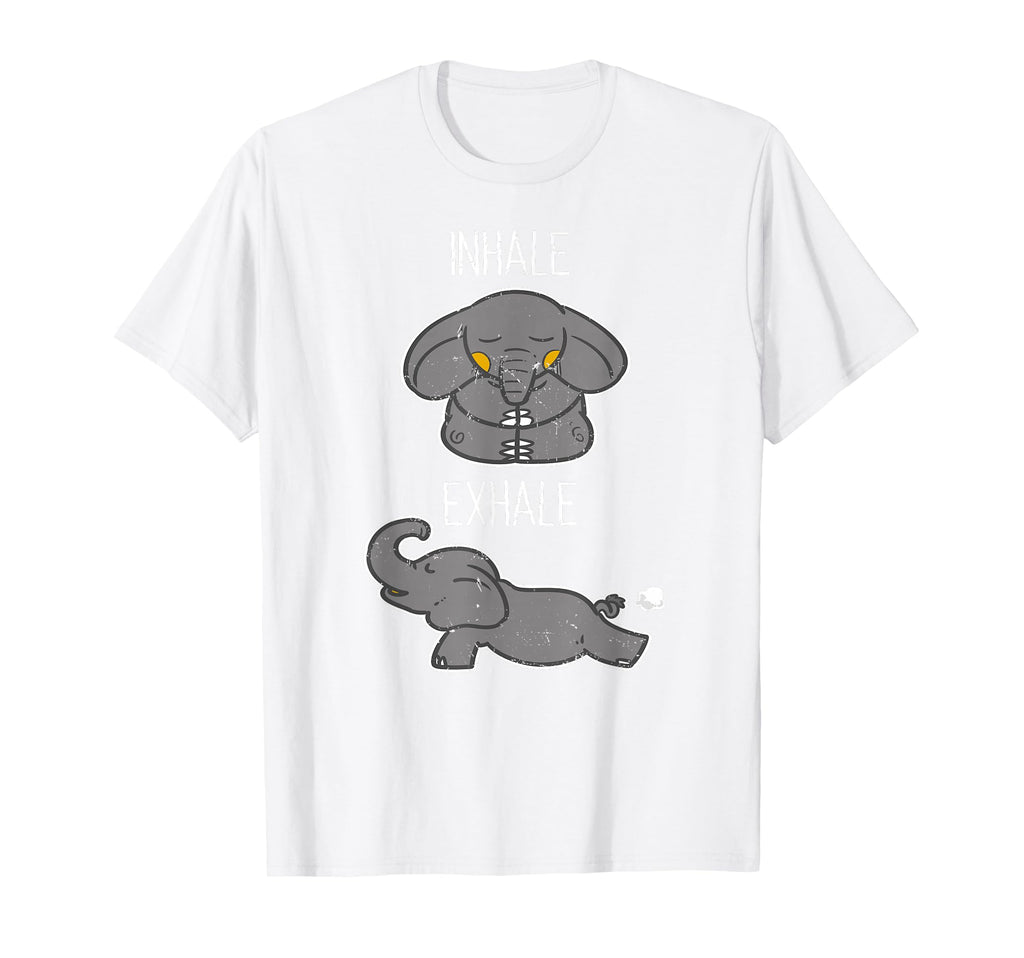 Funny Elephant Meditation Mindful Yoga T-Shirt - Trendy Graphic Men Women - T-Shirt, Sweatshirt, Hoodie