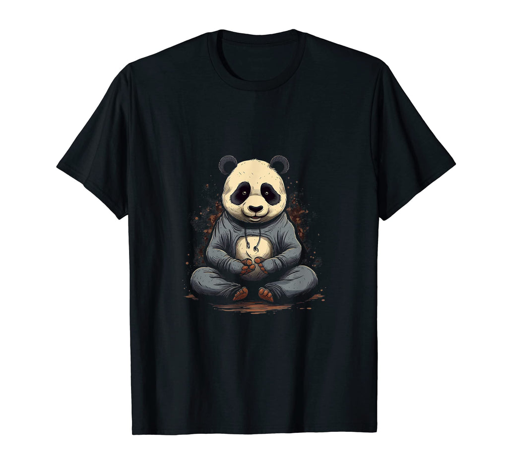Yoga Meditation Panda Mindfulness T-Shirt - Streetwear Style for Adults - T-Shirt, Sweatshirt, Hoodie