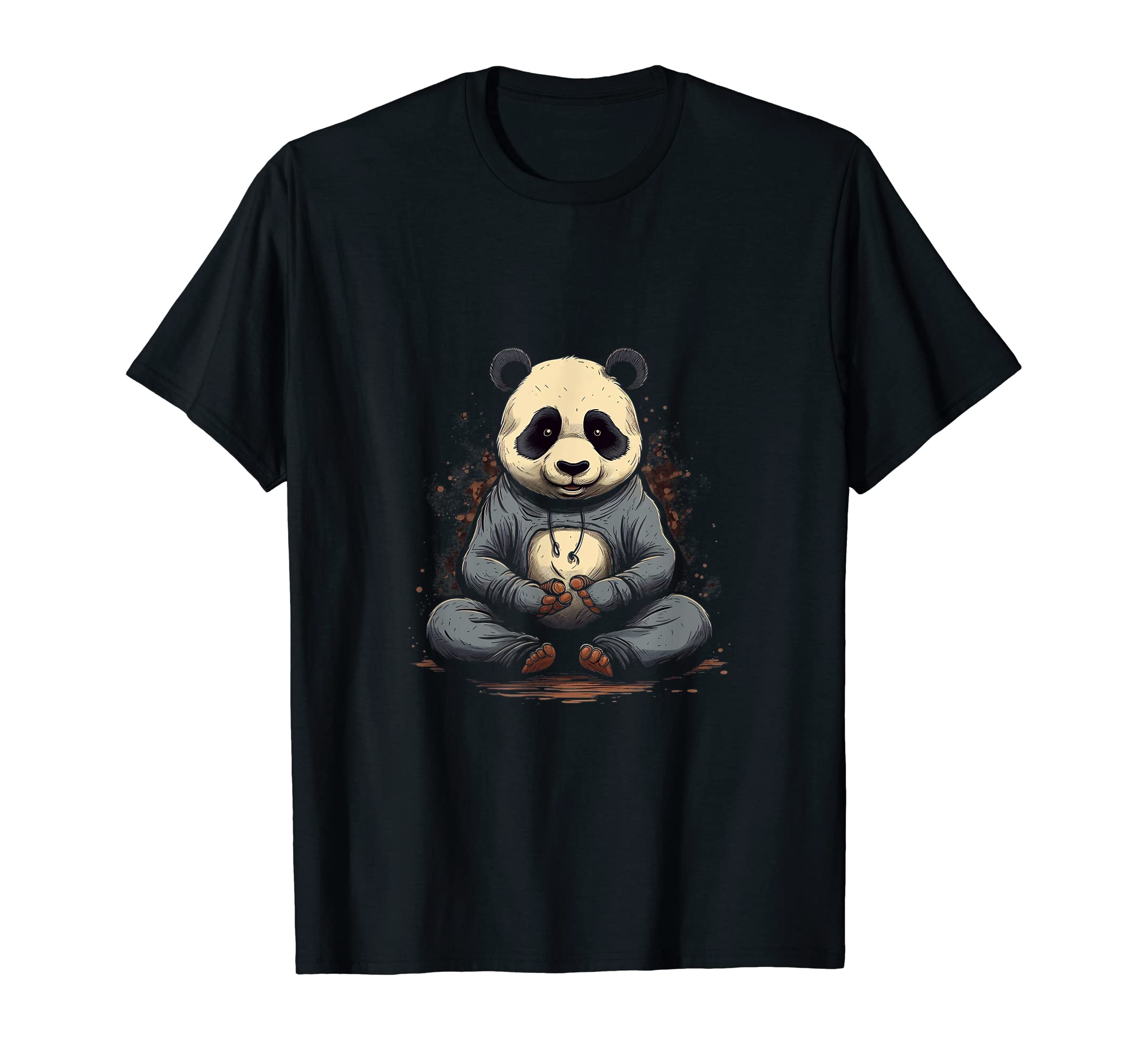 Yoga Meditation Panda Mindfulness T-Shirt - Streetwear Style for Adults - T-Shirt, Sweatshirt, Hoodie